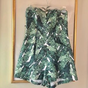H&M Fern Print Romper
